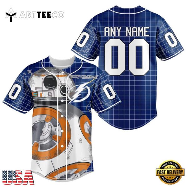 Nhl Tampa Bay Lightning Star War Baseball Jersey Shirt