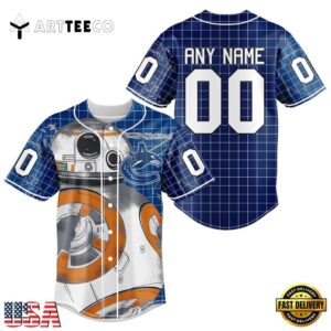 Nhl Vancouver Canucks Star War Baseball Jersey Shirt