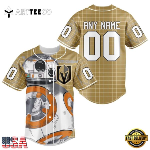 Nhl Vegas Golden Knights Star War Baseball Jersey Shirt