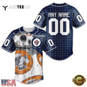 Nhl Winnipeg Jets Star War Baseball Jersey Shirt