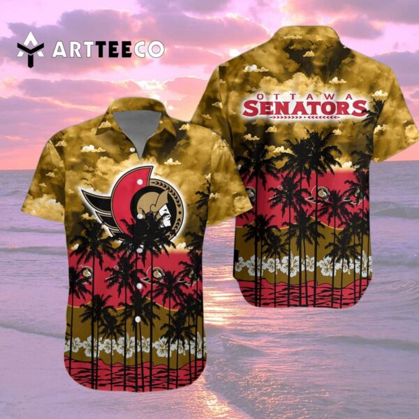 Ottawa Senators And Tree Hawaiian Shirt 2