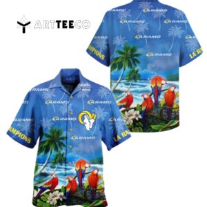 Parrots Tropical Hawaiian Shirt 1