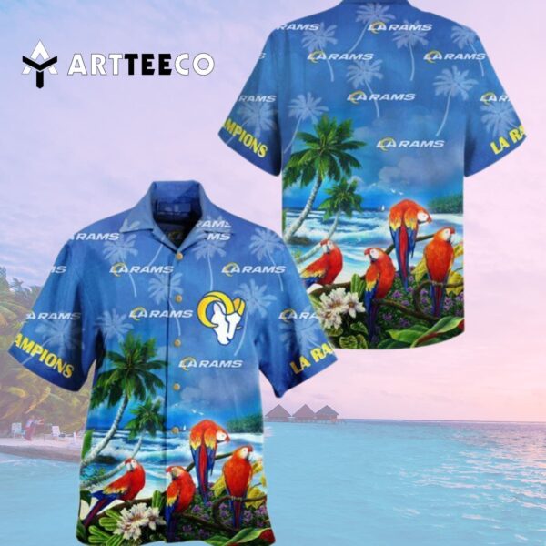 Parrots Tropical Hawaiian Shirt 2
