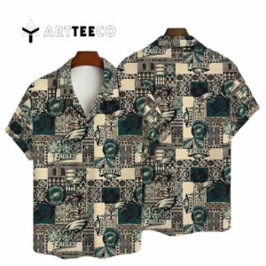 Philadelphia Eagles National Football League 2025 Aop V16 Hawaiian Shirt 1