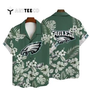 Philadelphia Eagles National Football League 2025 Aop V36 Hawaiian Shirt 1