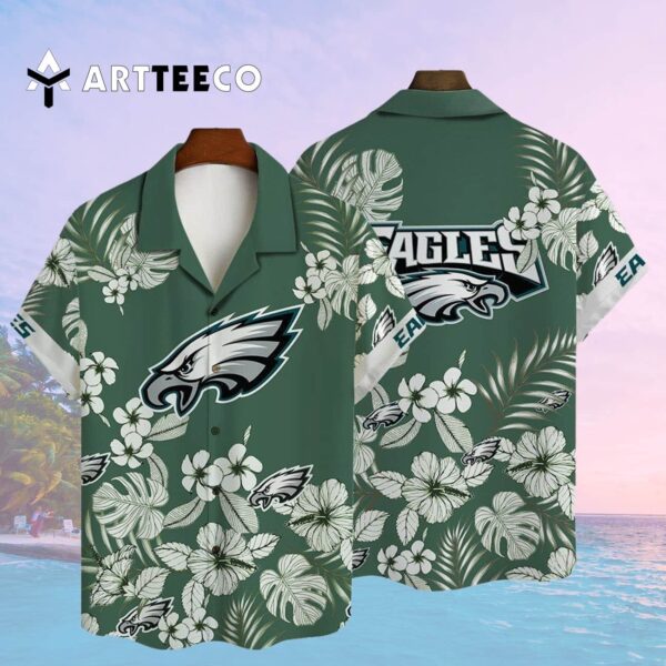 Philadelphia Eagles National Football League 2025 Aop V36 Hawaiian Shirt 2