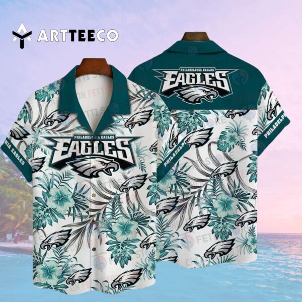 Philadelphia Eagles Pattern Hawaiian Shirt 2