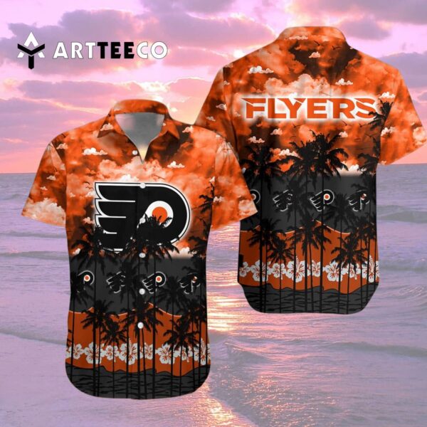 Philadelphia Flyers And Tree Hawaiian Shirt 2