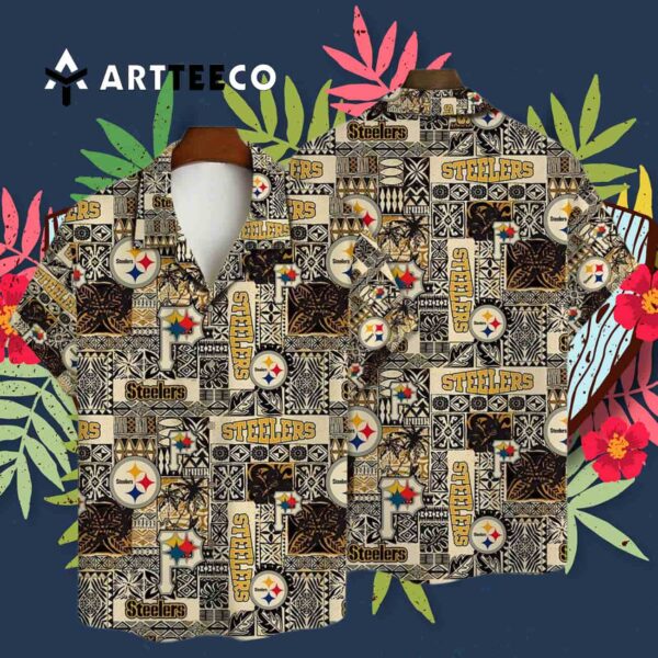 Pittsburgh Steelers National Football League 2025 Aop V18 Hawaiian Shirt 3