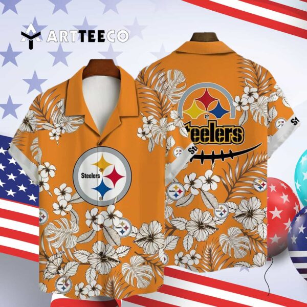 Pittsburgh Steelers National Football League 2025 Aop V37 Hawaiian Shirt 4