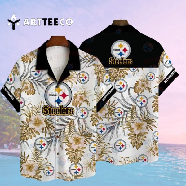 Pittsburgh Steelers Pattern Hawaiian Shirt 2