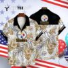 Pittsburgh Steelers Pattern Hawaiian Shirt 4