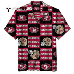 San Francisco 49ers Nfl Hawaiian Graphic Print Short Sleeve Hawaiian Shirt 1