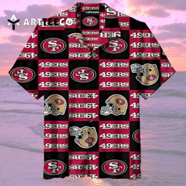 San Francisco 49ers Nfl Hawaiian Graphic Print Short Sleeve Hawaiian Shirt 2