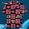 San Francisco 49ers Nfl Hawaiian Graphic Print Short Sleeve Hawaiian Shirt 3