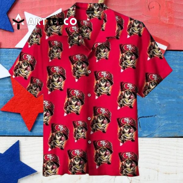 San Francisco 49ers Nfl Team Hawaiian Shirt 4