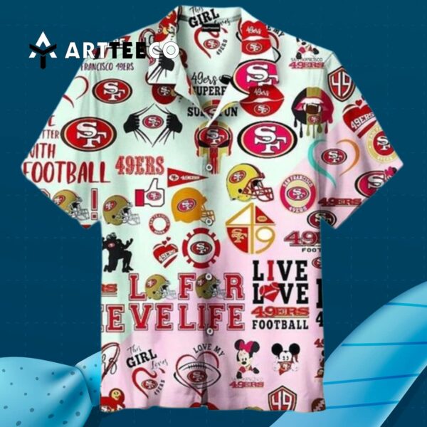 San Francisco 49ers Team Hawaiian Shirt 3
