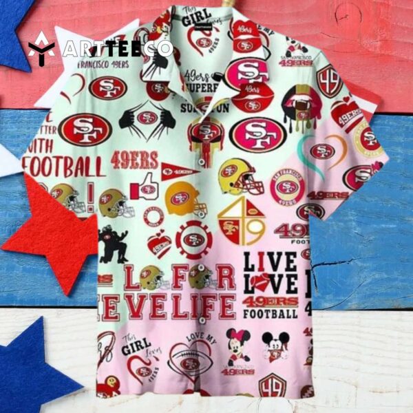 San Francisco 49ers Team Hawaiian Shirt 4