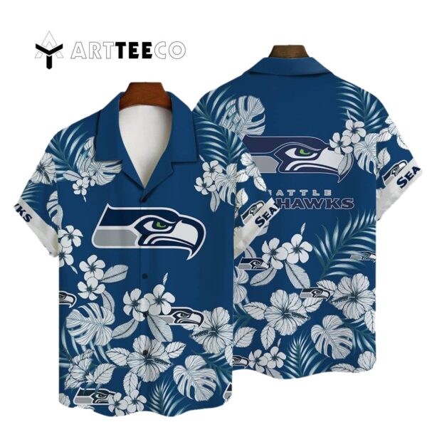 Seattle Seahawks National Football League 2025 Aop V39 Hawaiian Shirt 1