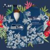 Seattle Seahawks National Football League 2025 Aop V39 Hawaiian Shirt 3