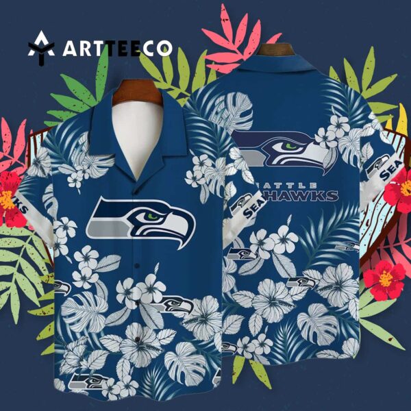 Seattle Seahawks National Football League 2025 Aop V39 Hawaiian Shirt 3