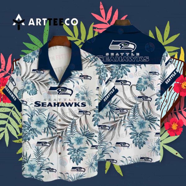 Seattle Seahawks Pattern Hawaiian Shirt 3