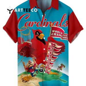 St Louis Cardinals All Star Baseball Hawaiian Shirt 1