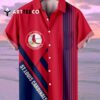 St Louis Cardinals Vibrant Baseball Stripe Print With Pocket Hawaiian Shirt 2