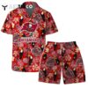 Tampa Bay Buccaneers Team Logo Pattern Champions Hawaiian Shirt and Shorts Set