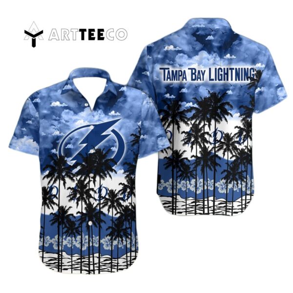 Tampa Bay Lightning And Tree Hawaiian Shirt 1