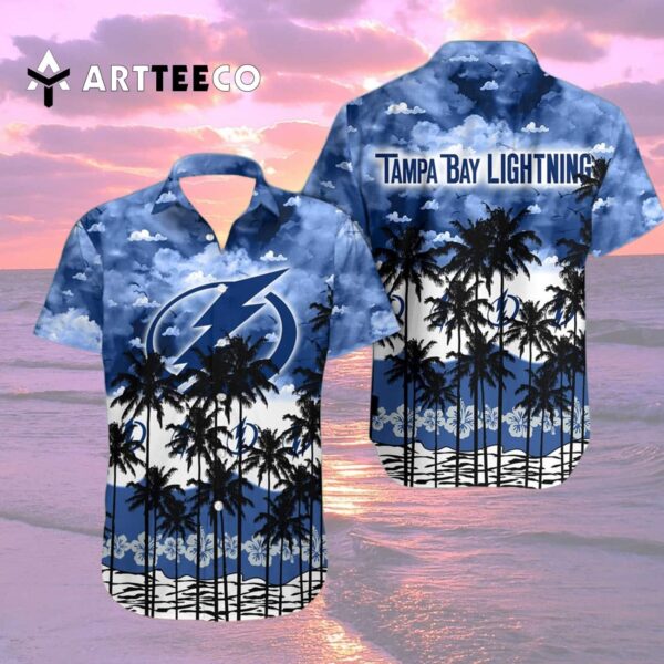 Tampa Bay Lightning And Tree Hawaiian Shirt 2
