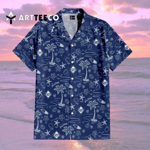 Tampa Bay Rays Aloha Paradise Hawaiian Shirt 2