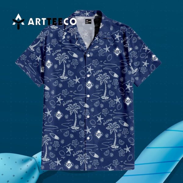 Tampa Bay Rays Aloha Paradise Hawaiian Shirt 3
