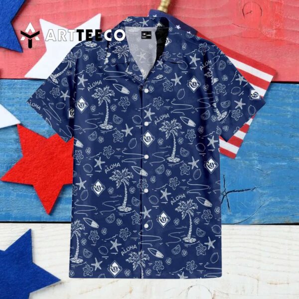 Tampa Bay Rays Aloha Paradise Hawaiian Shirt 4