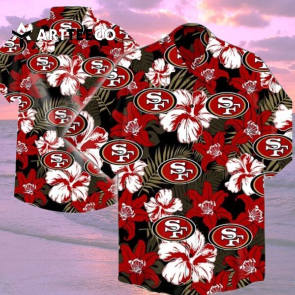 Team San Francisco 49ers Nfl Hawaiian Shirt 2