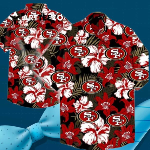 Team San Francisco 49ers Nfl Hawaiian Shirt 3
