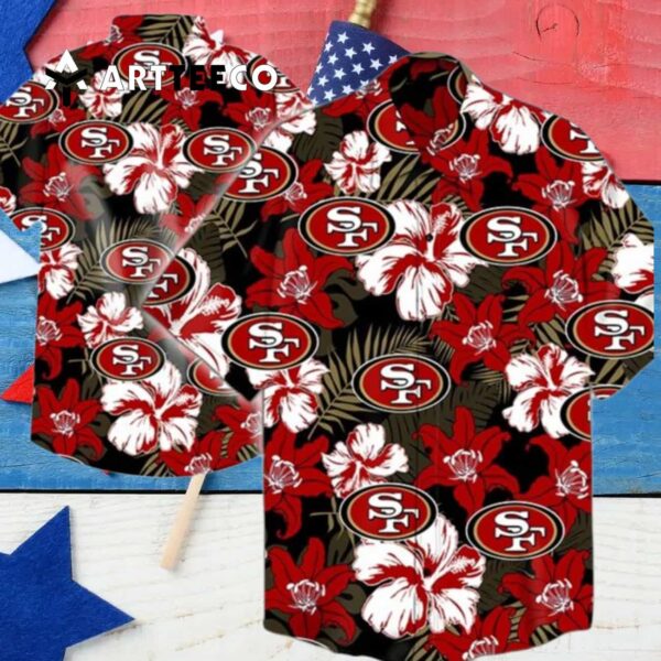 Team San Francisco 49ers Nfl Hawaiian Shirt 4
