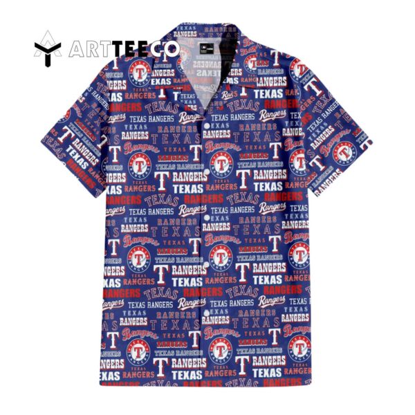 Texas Rangers Ballpark Adventure Hawaiian Shirt 1