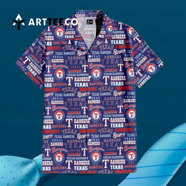 Texas Rangers Ballpark Adventure Hawaiian Shirt 3
