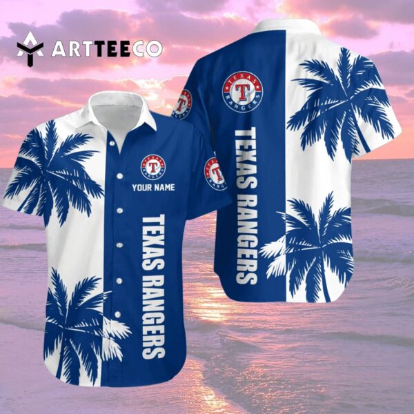 Texas Rangers Coconut Mlb 2025 Hawaiian Shirt 2