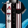 Texas Rangers Comfortable Baseball Stylish Striped Print Hawaiian Shirt 3