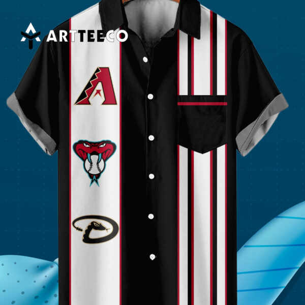 Texas Rangers Comfortable Baseball Stylish Striped Print Hawaiian Shirt 3