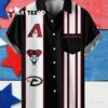 Texas Rangers Comfortable Baseball Stylish Striped Print Hawaiian Shirt 4