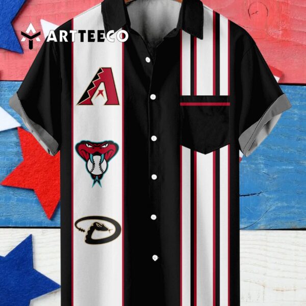 Texas Rangers Comfortable Baseball Stylish Striped Print Hawaiian Shirt 4