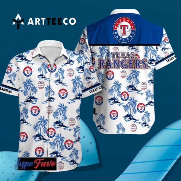 Texas Rangers Mlb C1 Hawaiian Shirt 3