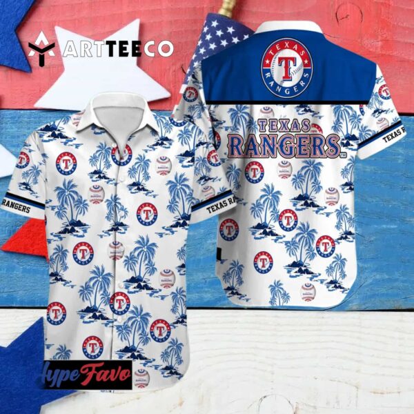 Texas Rangers Mlb C1 Hawaiian Shirt 4