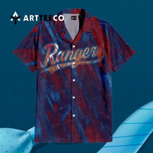 Texas Rangers Vintage Hawaiian Shirt 3