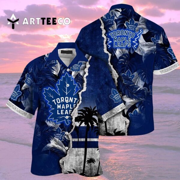Toronto Maple Leafs Palm Tree Summer Hawaiian shirt 2