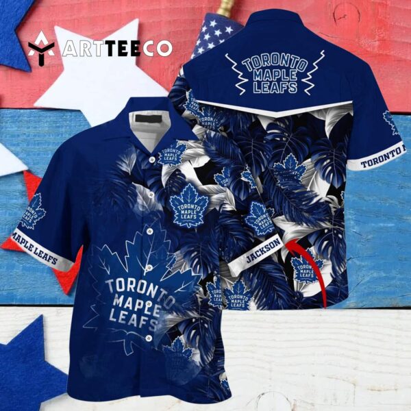 Toronto Maple Leafs Summer Hawaiian shirt 4