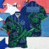 Vancouver Canucks Summer Flower Hawaiian shirt 4